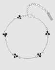 Black Clover Bracelet (Silver)