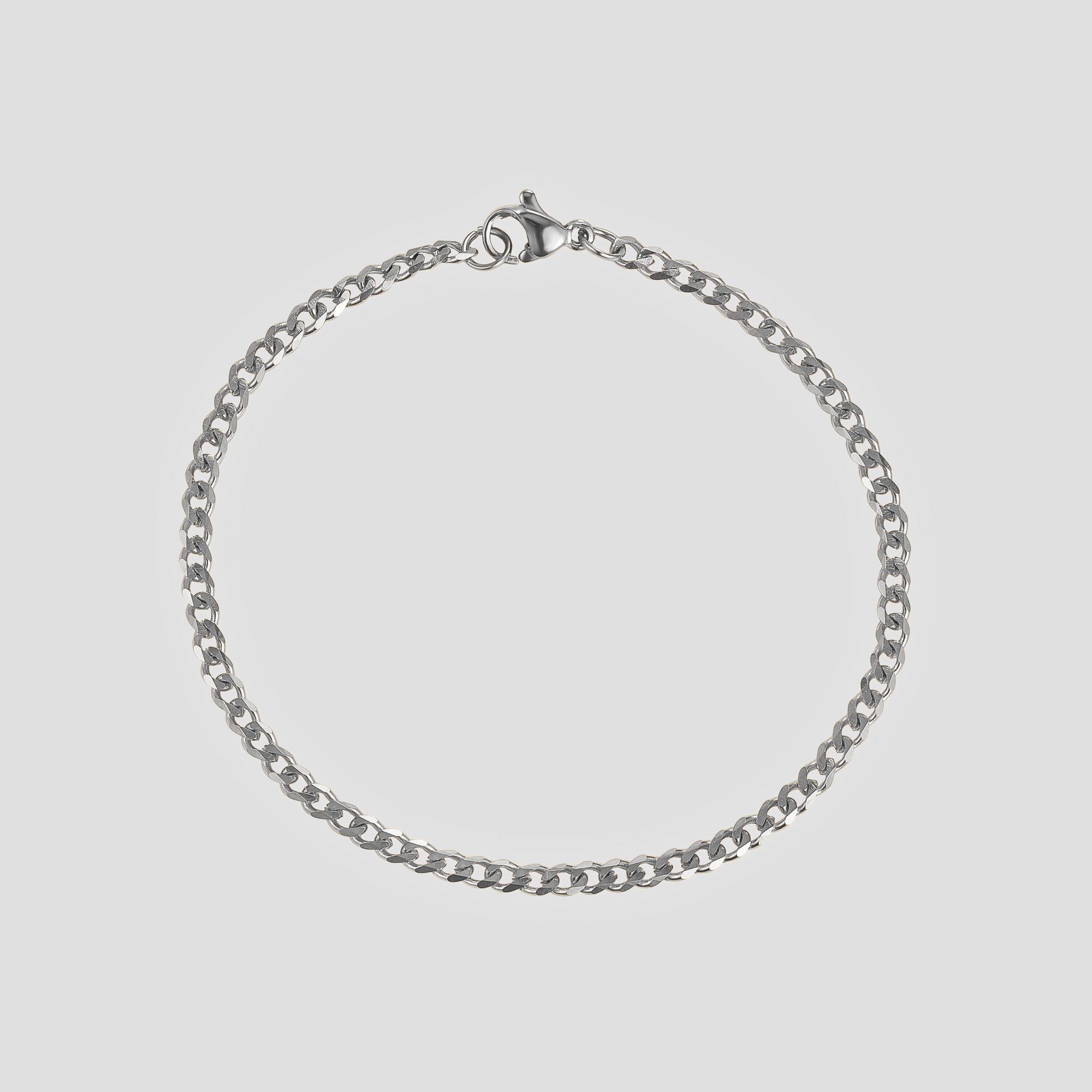 Cuban Bracet (Zilver) 3MM