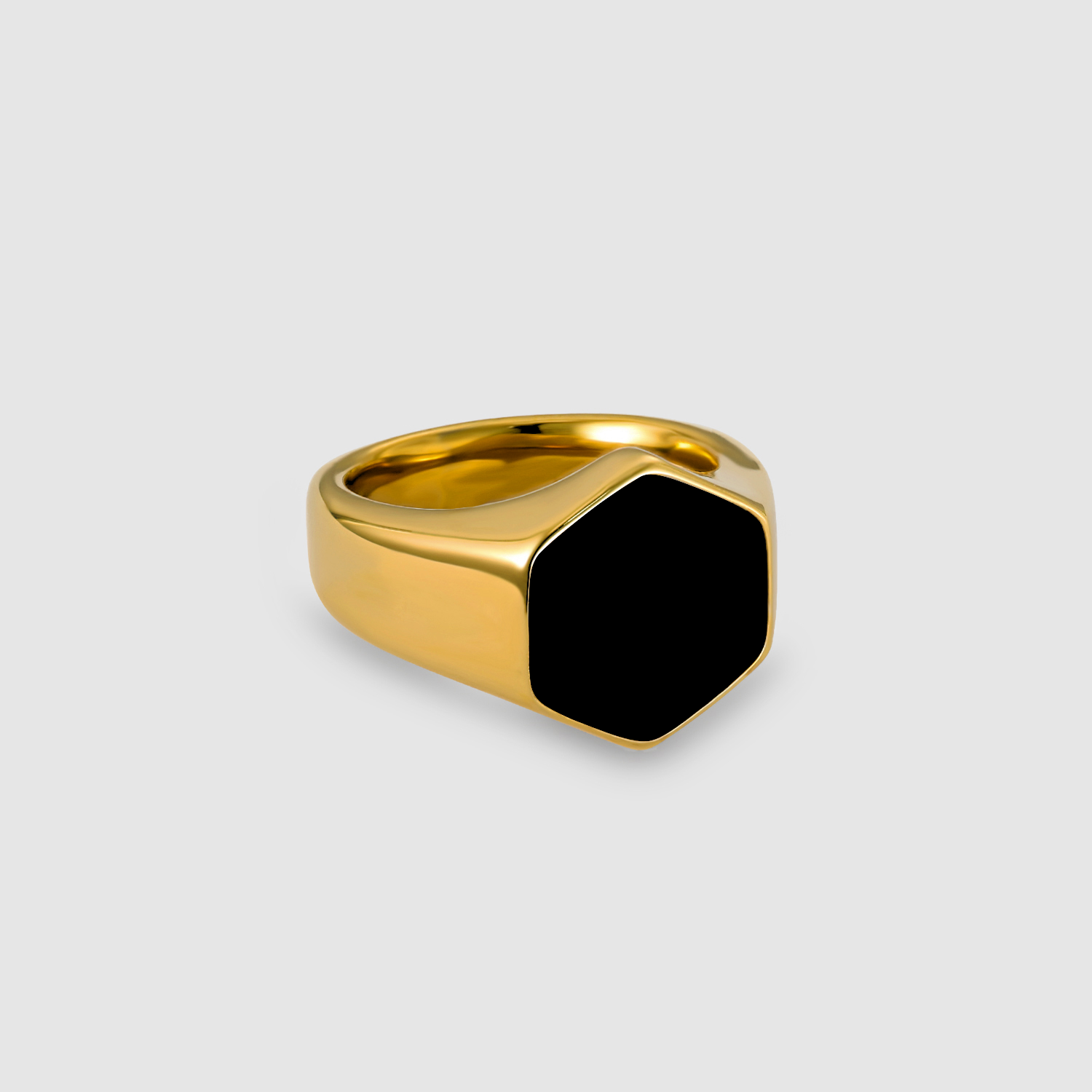 Hexagon Ring (Goud)