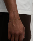 Red Clover Bracelet (Gold)