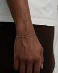 Red Clover Bracelet (Silver)