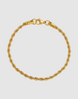 Rope Bracelet (Gold) 3MM