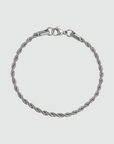 Rope Bracelet (Zilver) 3MM