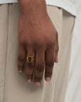 King Tiger's Eye Ring (Gold)