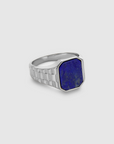 Watch Blue Ring (Silver)