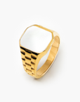 Watch White Ring (Gold)
