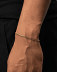 Cuban Bracelet (Gold) 3MM - Essence Amsterdam