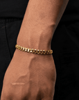 Cuban Bracelet (Gold) 5MM - Essence Amsterdam