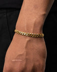 Cuban Bracelet (Gold) 8MM - Essence Amsterdam