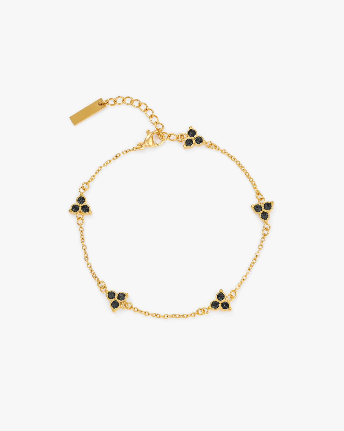 Black Clover Bracelet (Gold)