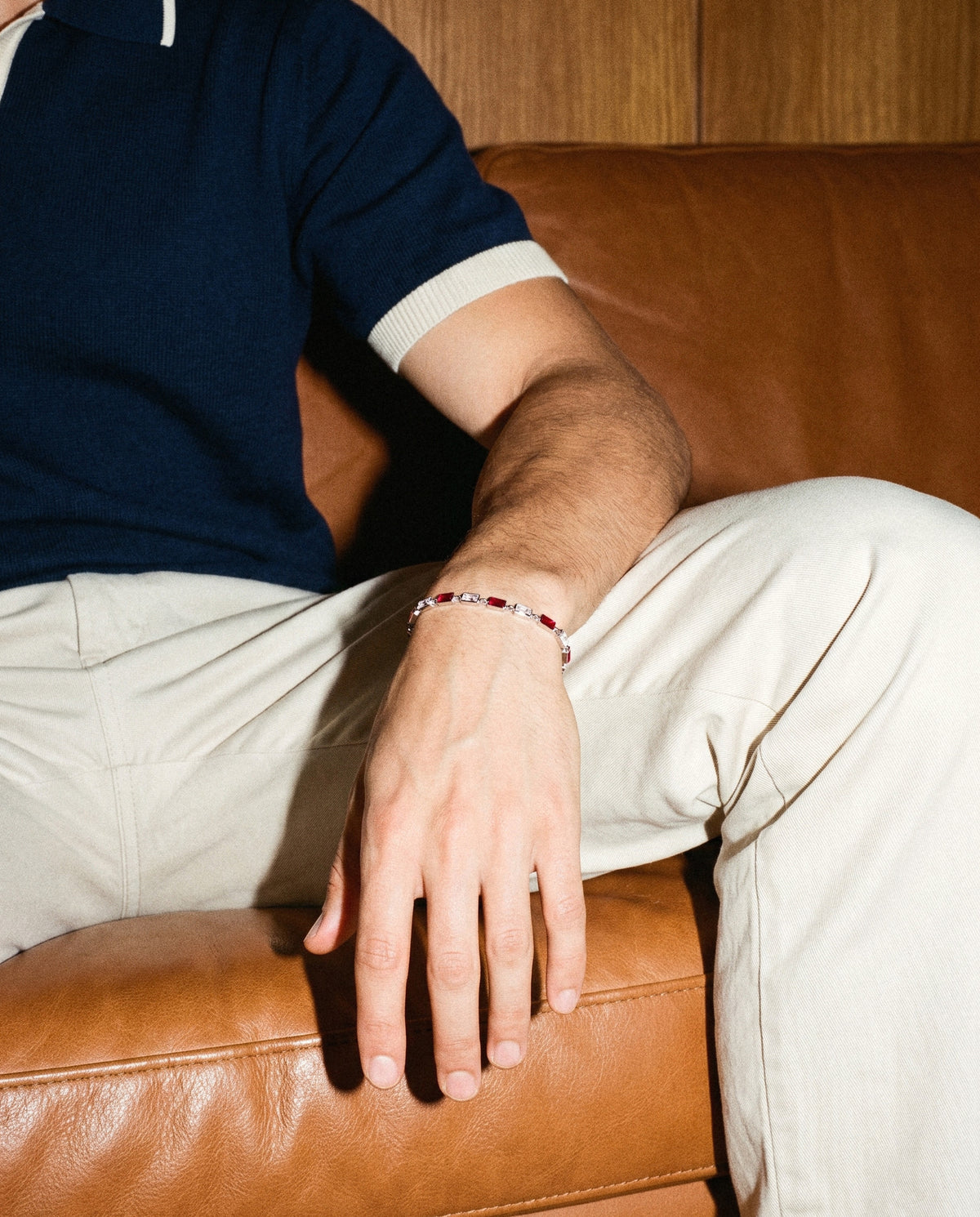 Ember Bracelet (Silver), worn
