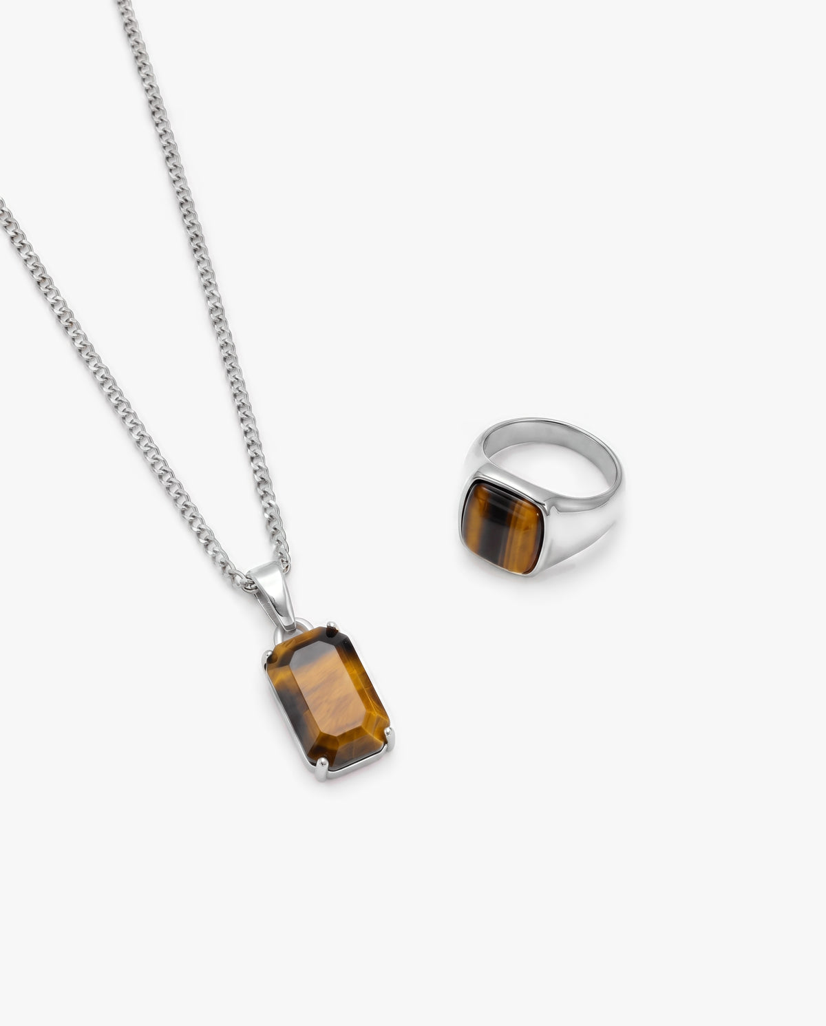 Horizon X Tiger’s Eye Set (Silver)
