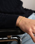 Rope Bracelet (Gold) 3MM - Essence Amsterdam