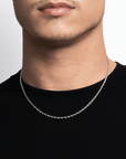 Rope Chain (Silver) 3MM - Essence Amsterdam