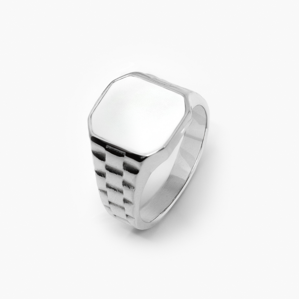 Watch White Ring (Silver)