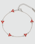 Red Clover Bracelet (Silber)