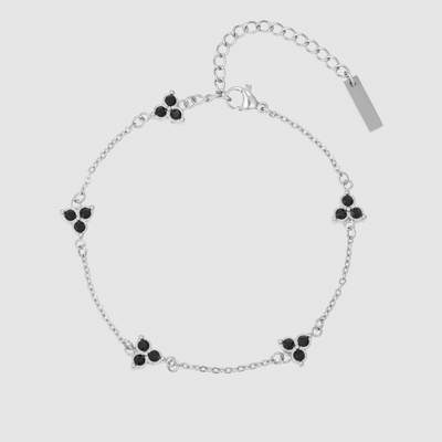 Black Clover Bracelet (Silber)