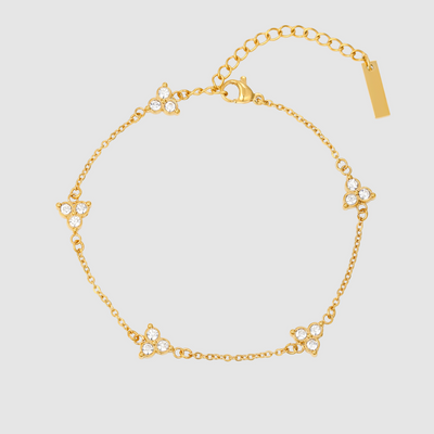 White Clover Bracelet (Goud)