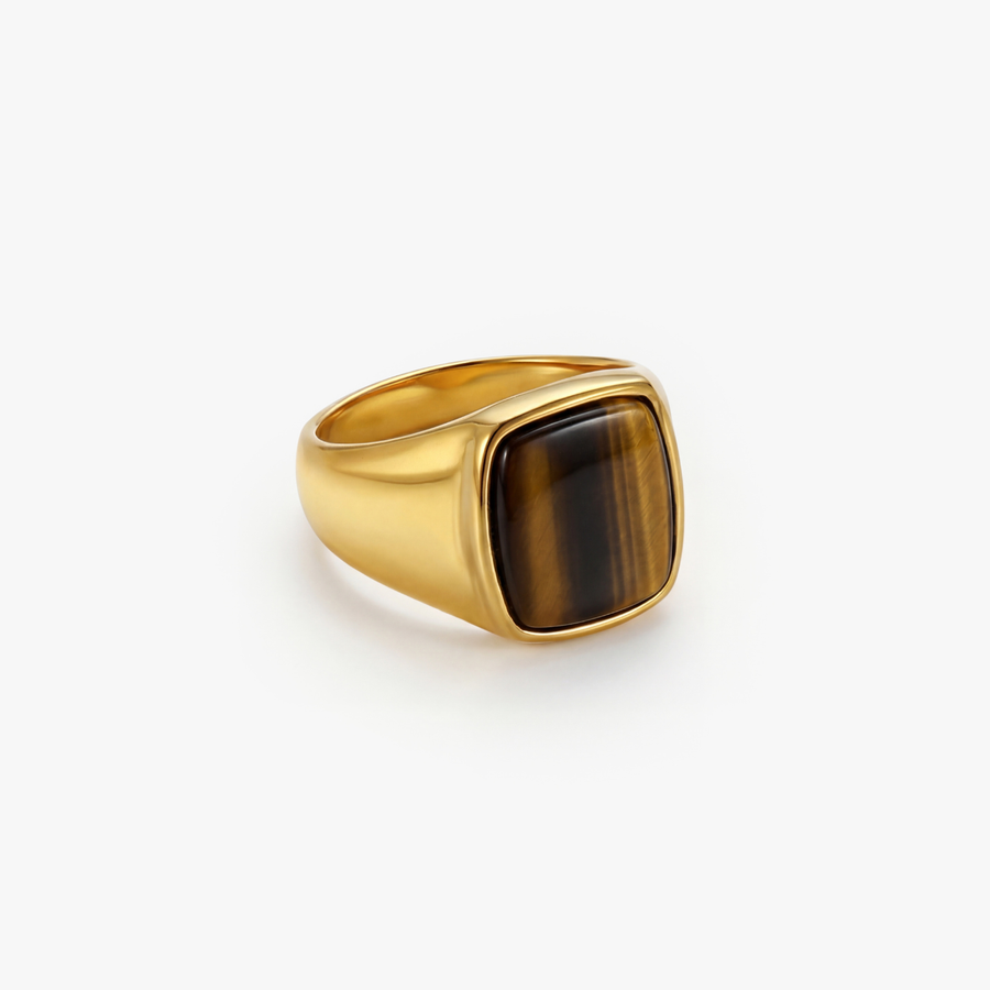 Tiger's Eye Ring (Gold)