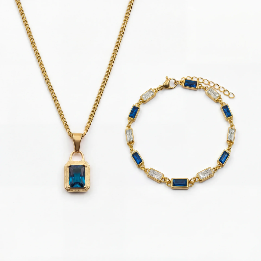 Azure Set (Gold)