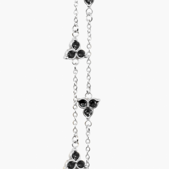 Black Clover Bracelet (Silber)