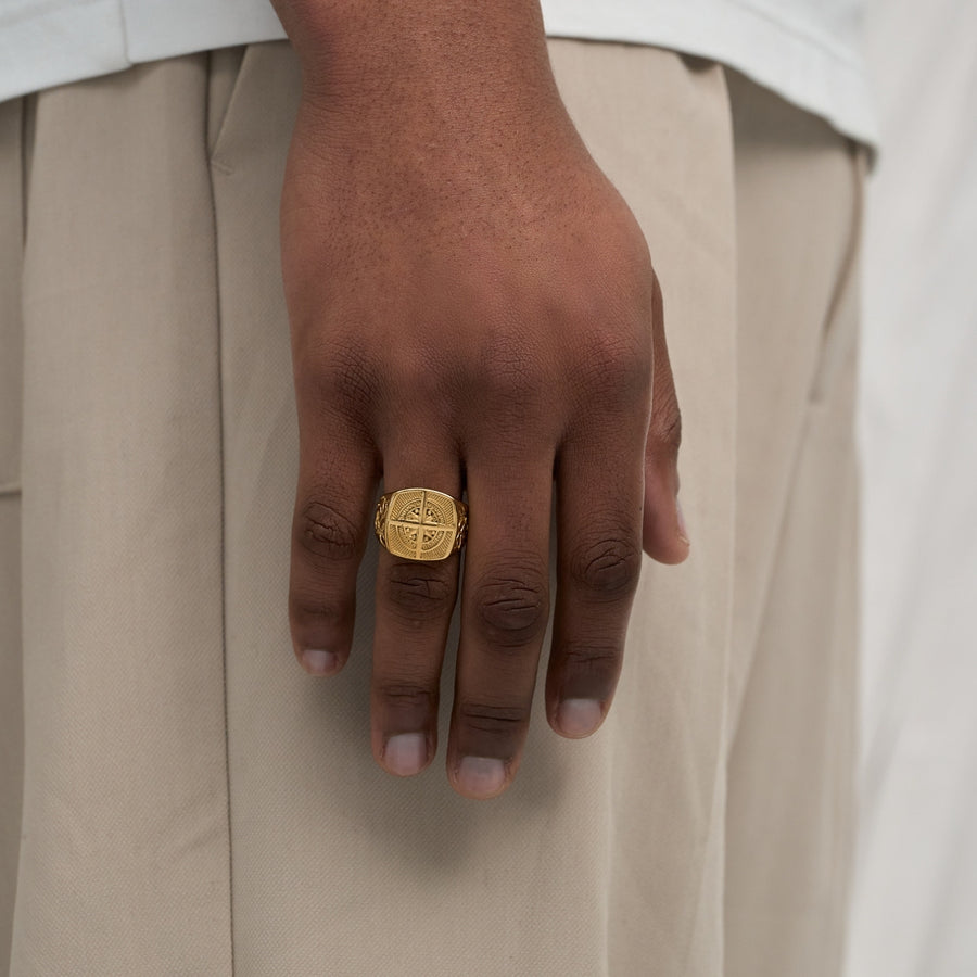 Compass Ring (Goud)
