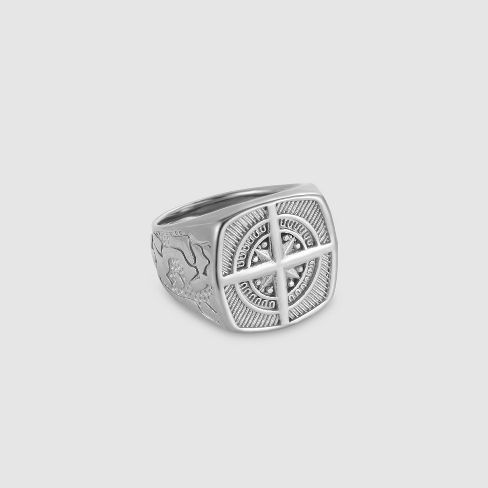 Compass Ring (Silver)