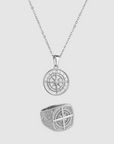 Compass Set (Silver)