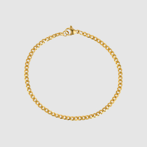 Cuban Bracelet (Gold) 3MM