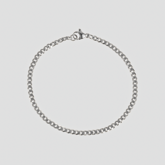 Cuban Bracelet (Silber) 3MM 