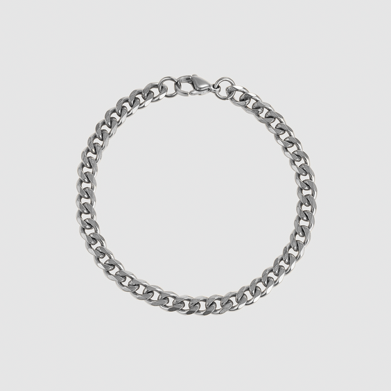 Cuban Bracelet (Silver) 5MM