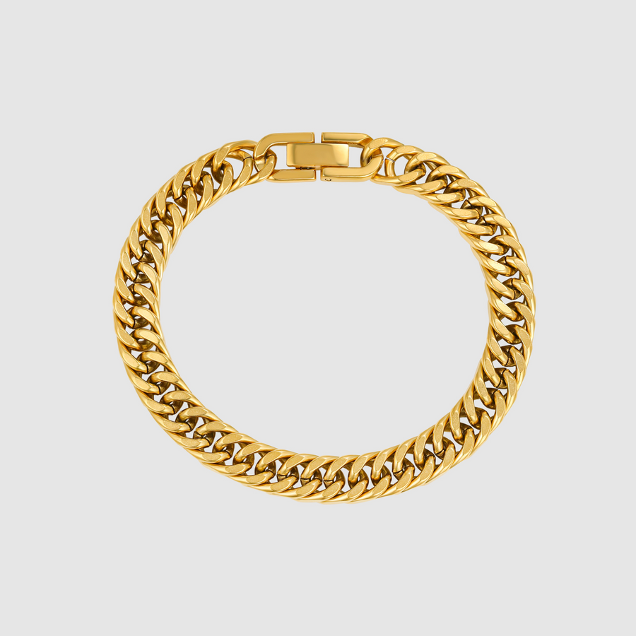 Cuban Bracelet (Goud) 8MM