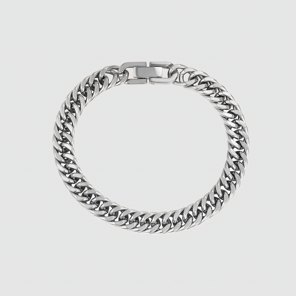 Cuban Bracelet Clasp (Silver) 8MM