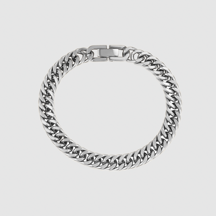 Cuban Bracelet (Zilver) 8MM