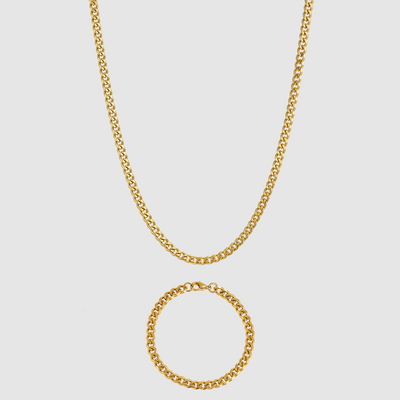 Cuban Set 5MM (Gold)