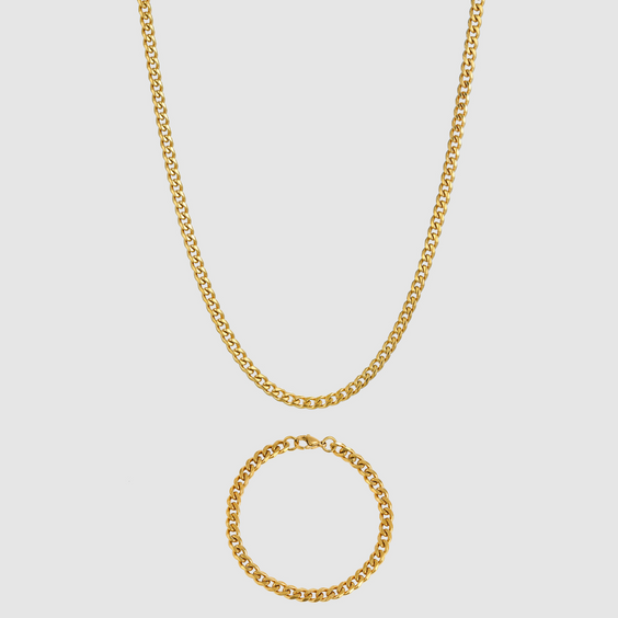 Cuban Set 5MM (Gold)