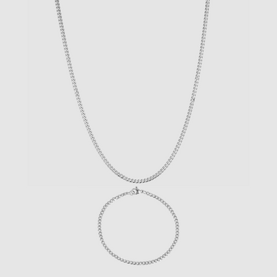 Cuban Set 3MM (Silber)