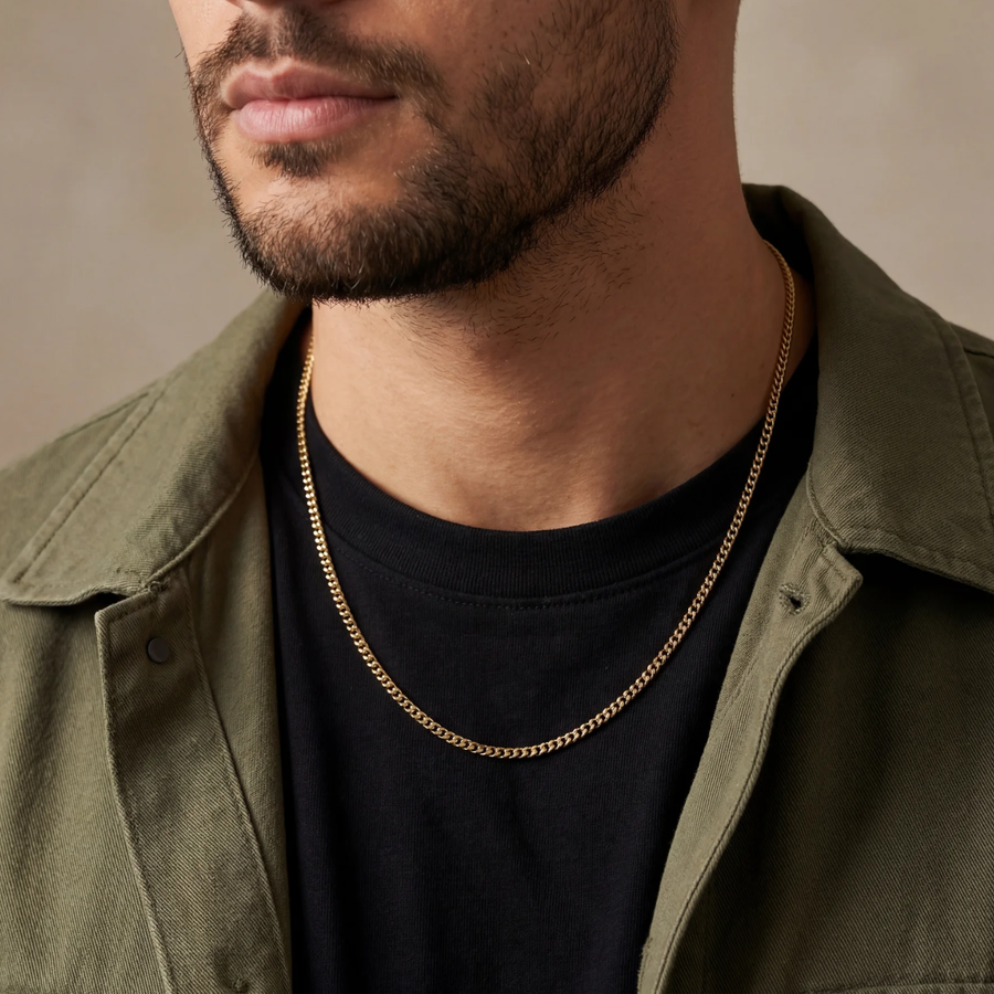 Cuban Chain (Gold) 3MM 