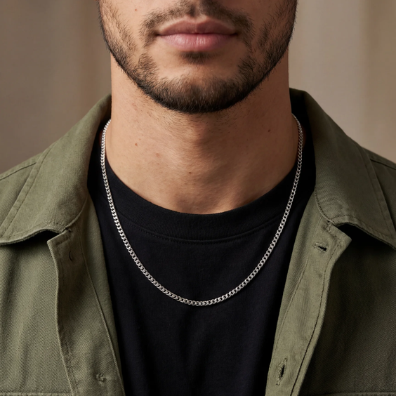 Cuban Chain (Silver) 3MM