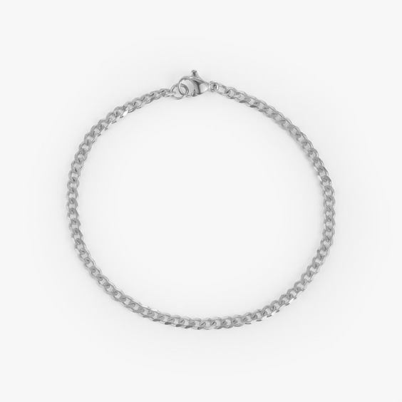 Cuban Bracelet (Silver) 3MM