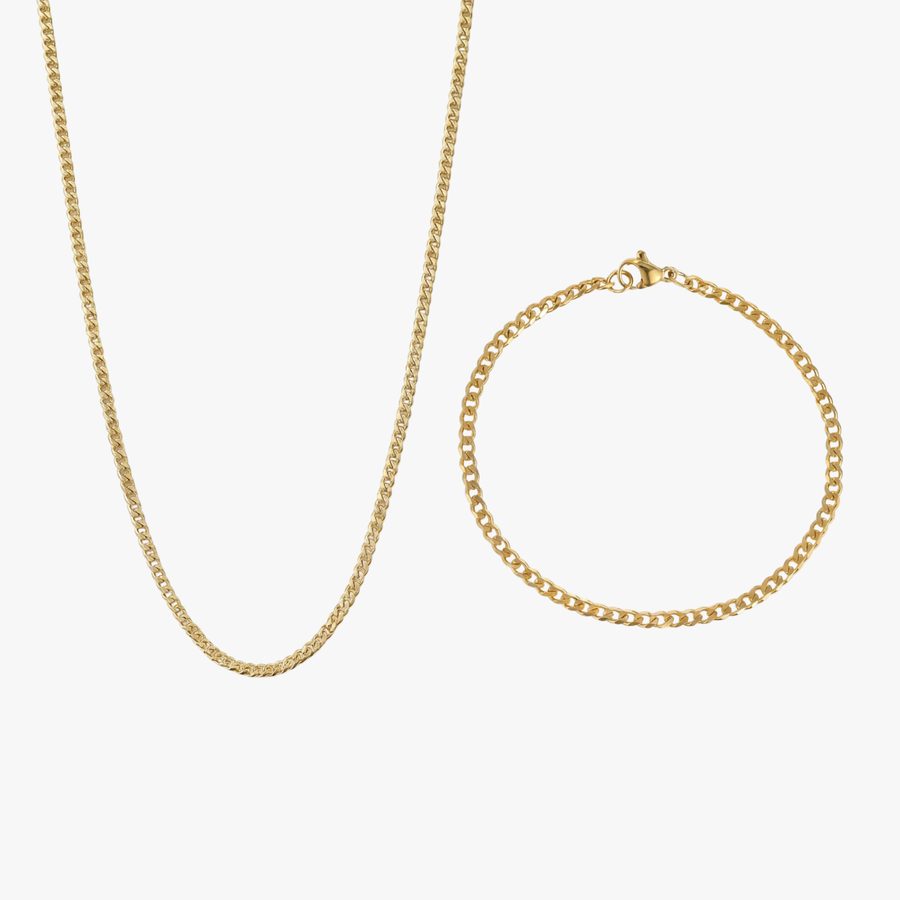 Cuban Set 3MM (Gold)
