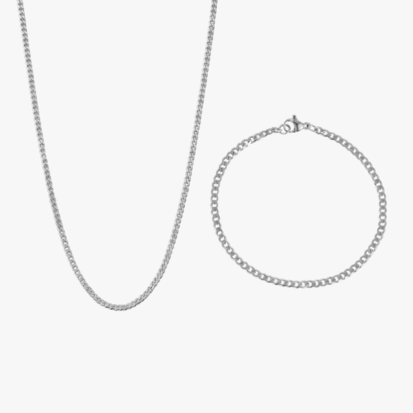 Cuban Set 3MM (Silver)