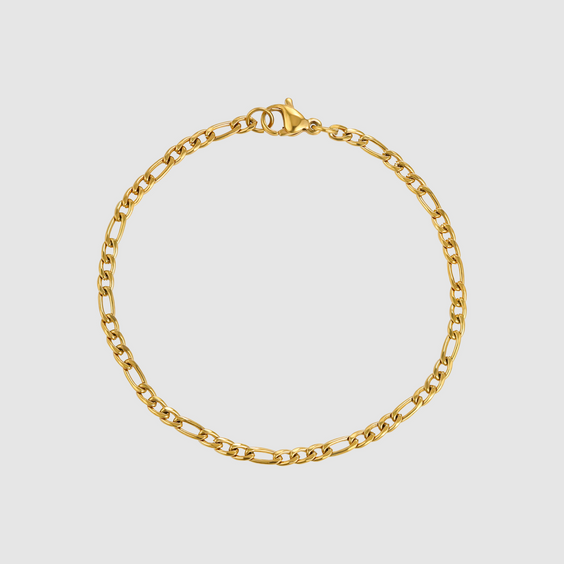 Figaro Bracelet (Goud) 3MM
