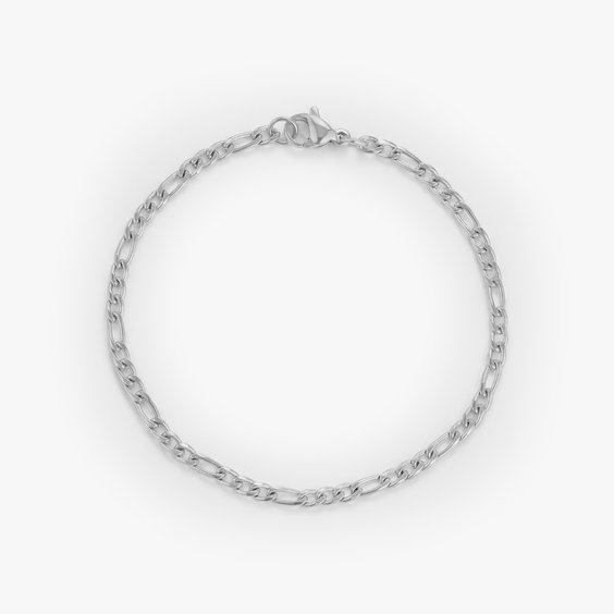 Figaro Bracelet (Zilver) 3MM