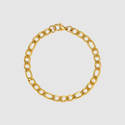 Figaro Bracelet (Gold) 5MM