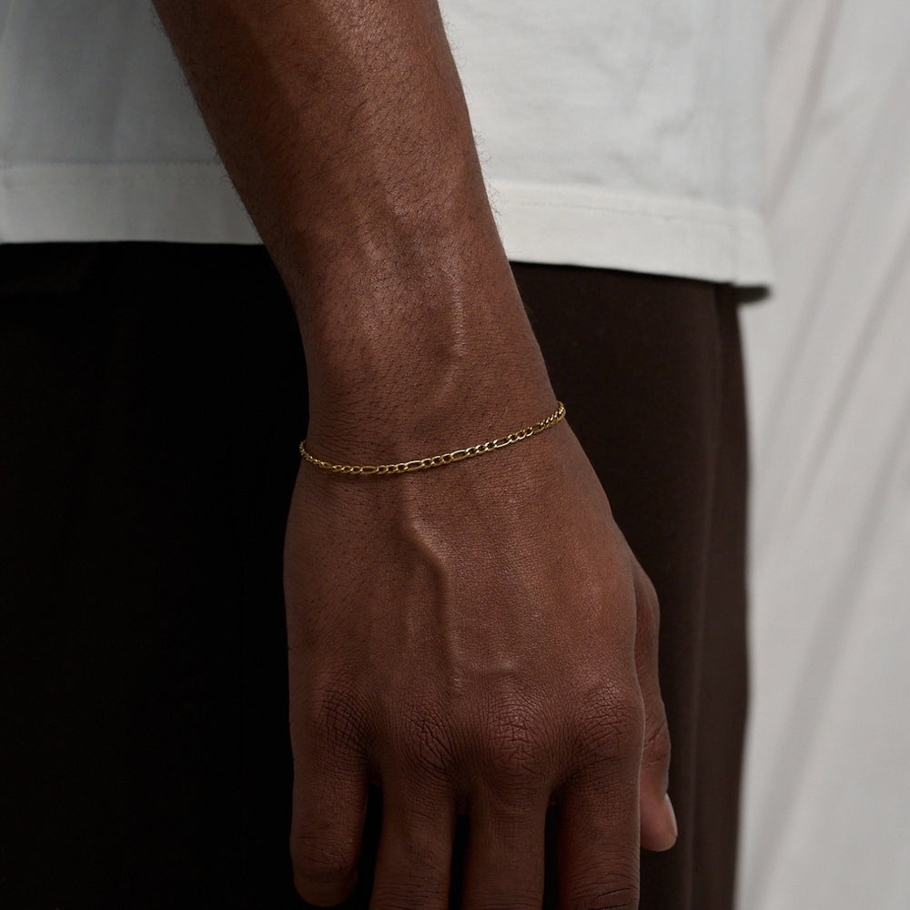 Figaro Bracelet (Goud) 3MM