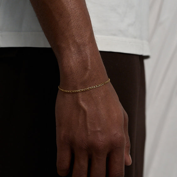 Figaro Bracelet (Goud) 3MM