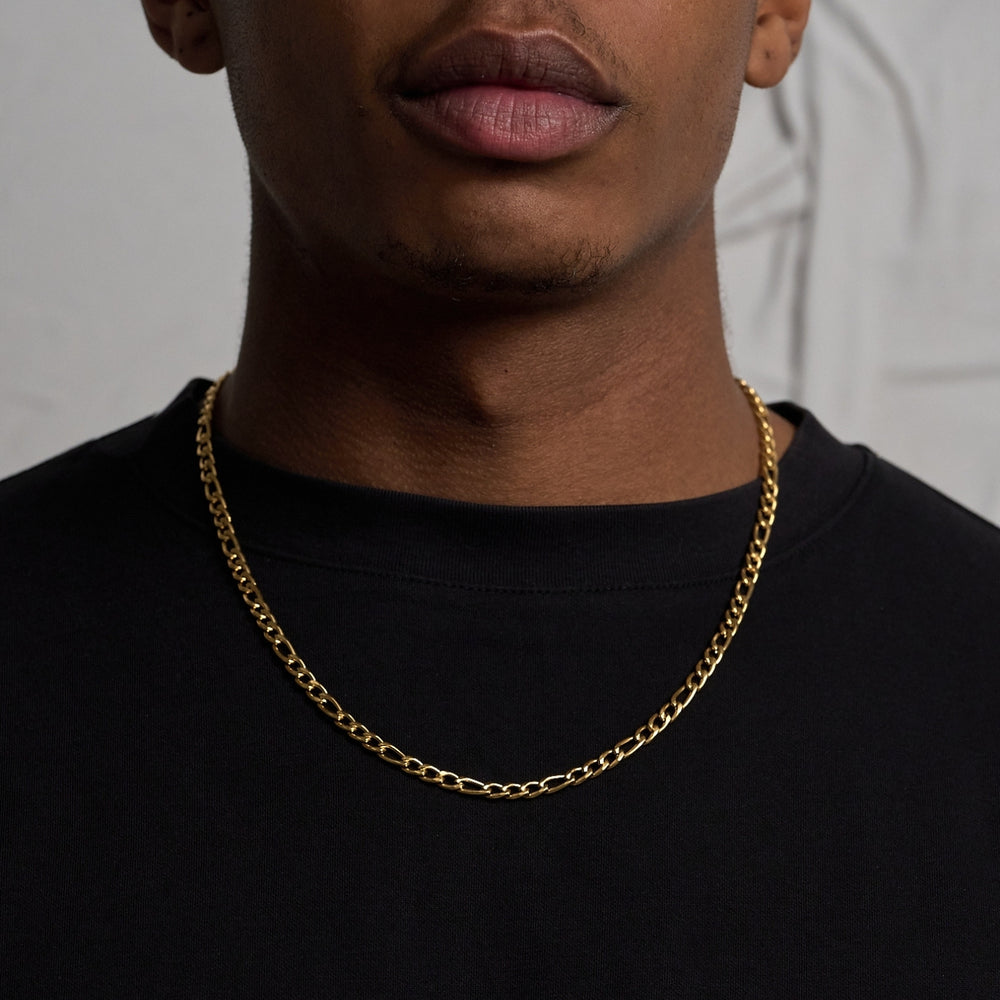 Figaro Chain (Gold) 5MM