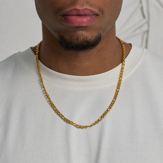 Figaro Chain (Gold) 5MM