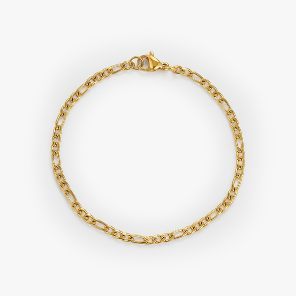 Figaro Bracelet (Gold) 3MM